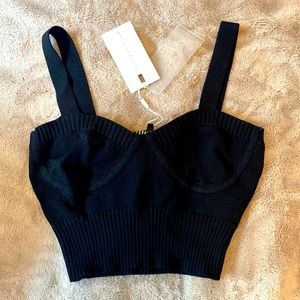 Endless Rose ribbed crop top